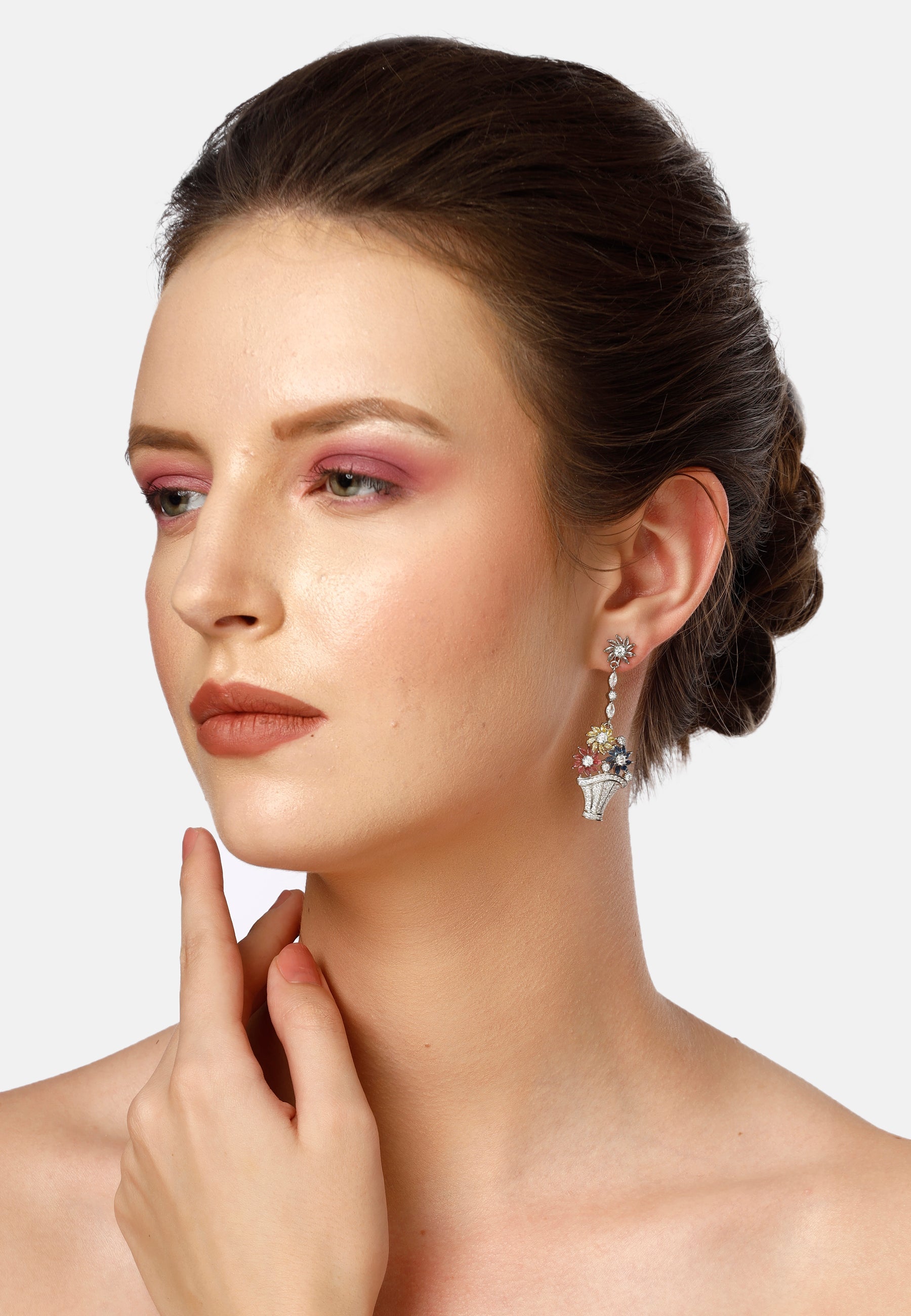 Diva Cute Bouquet Drop Earrings