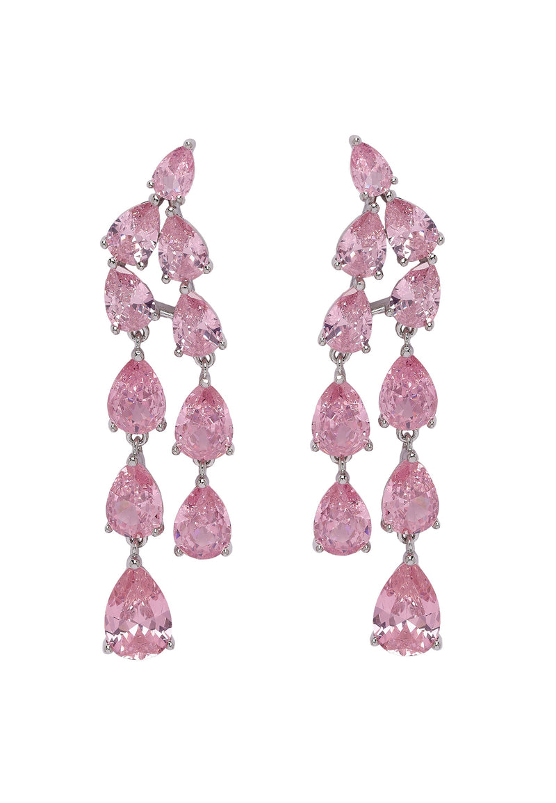 Boucles d'oreilles pendantes Diva Raindrop