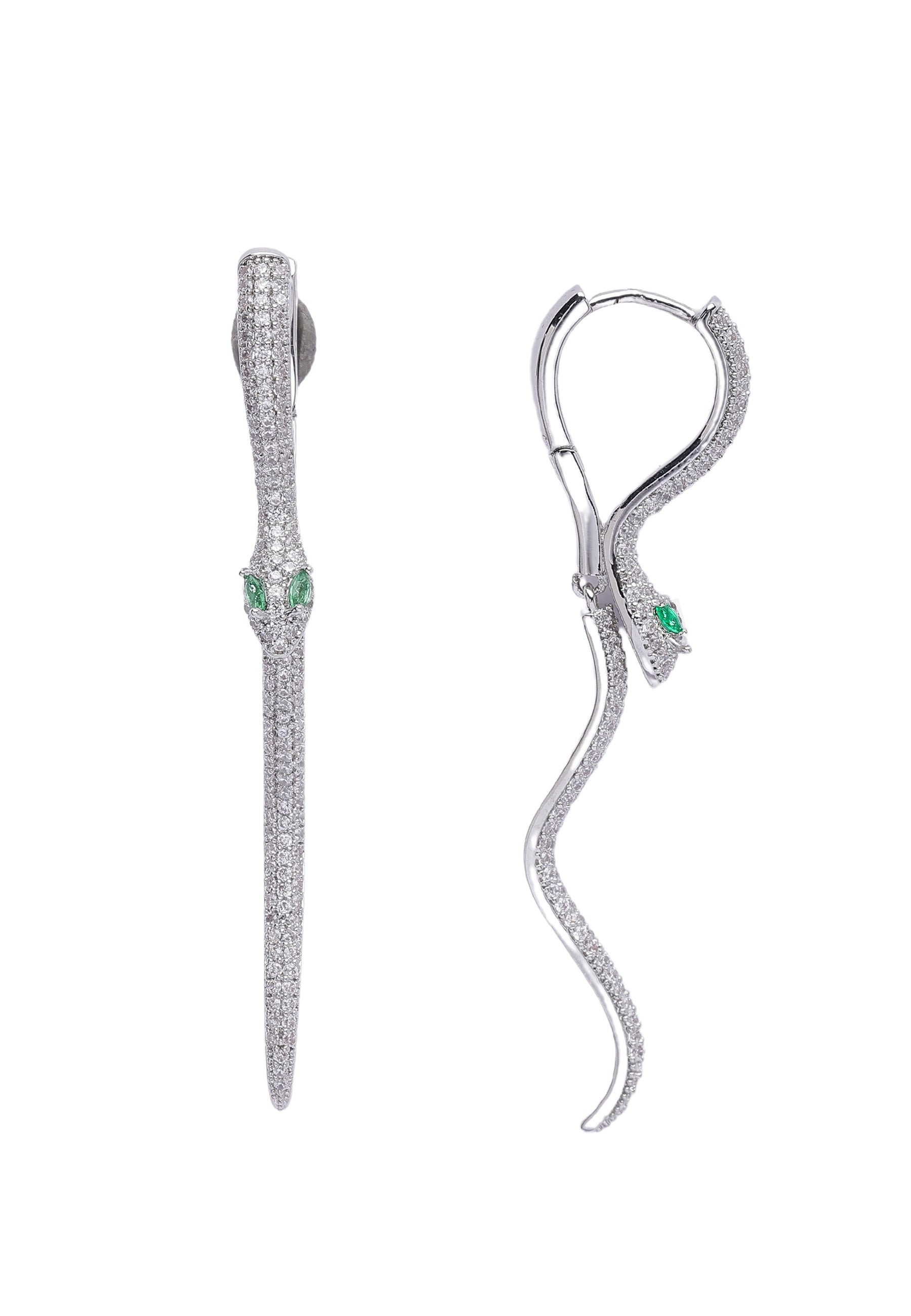 Diva Bold Snake Earrings