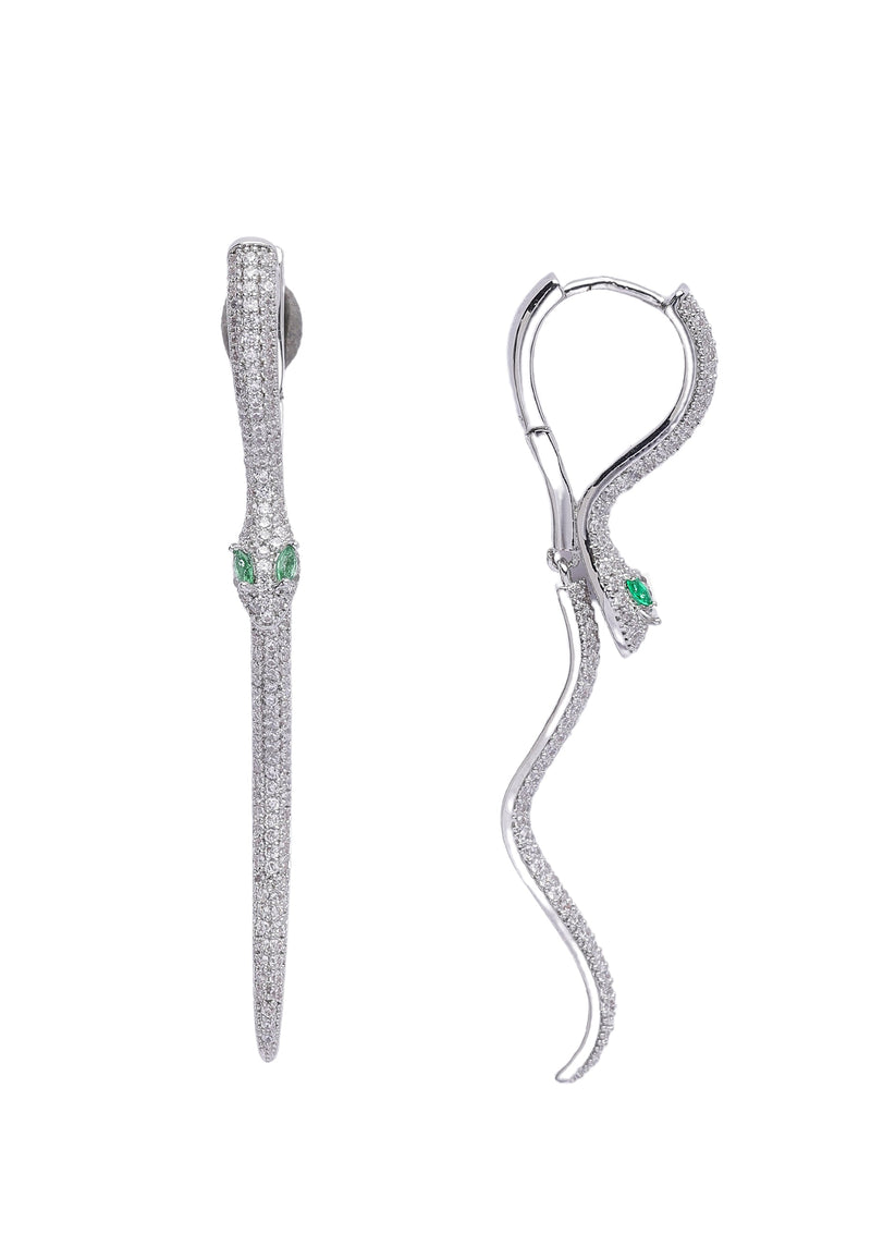 Diva Bold Snake Earrings
