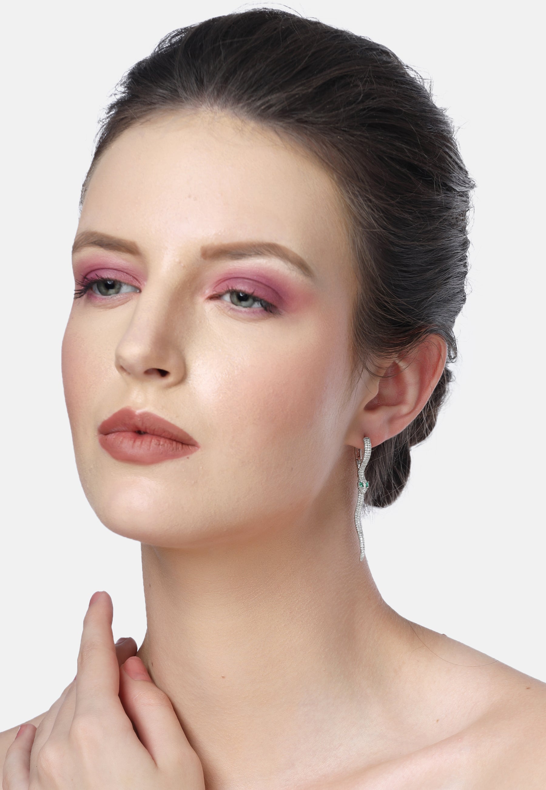 Diva Bold Snake Earrings