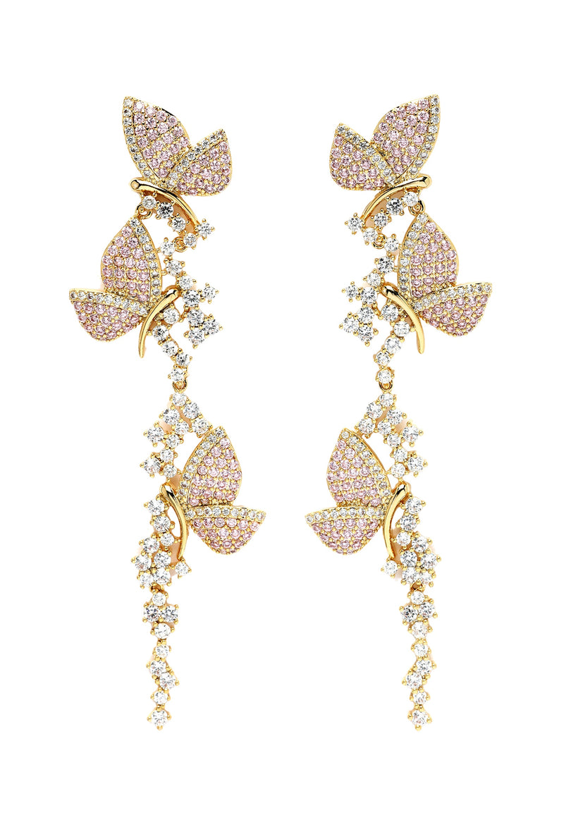 Diva Butterfly Dangle Earrings