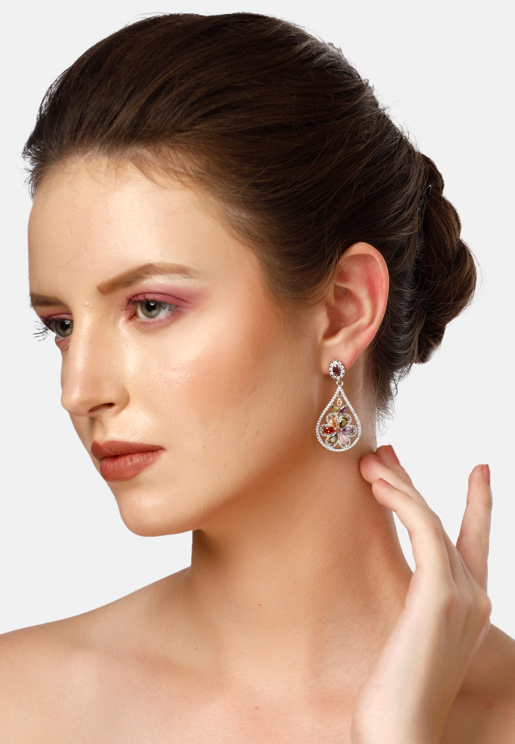 Diva Floral Drop Earrings