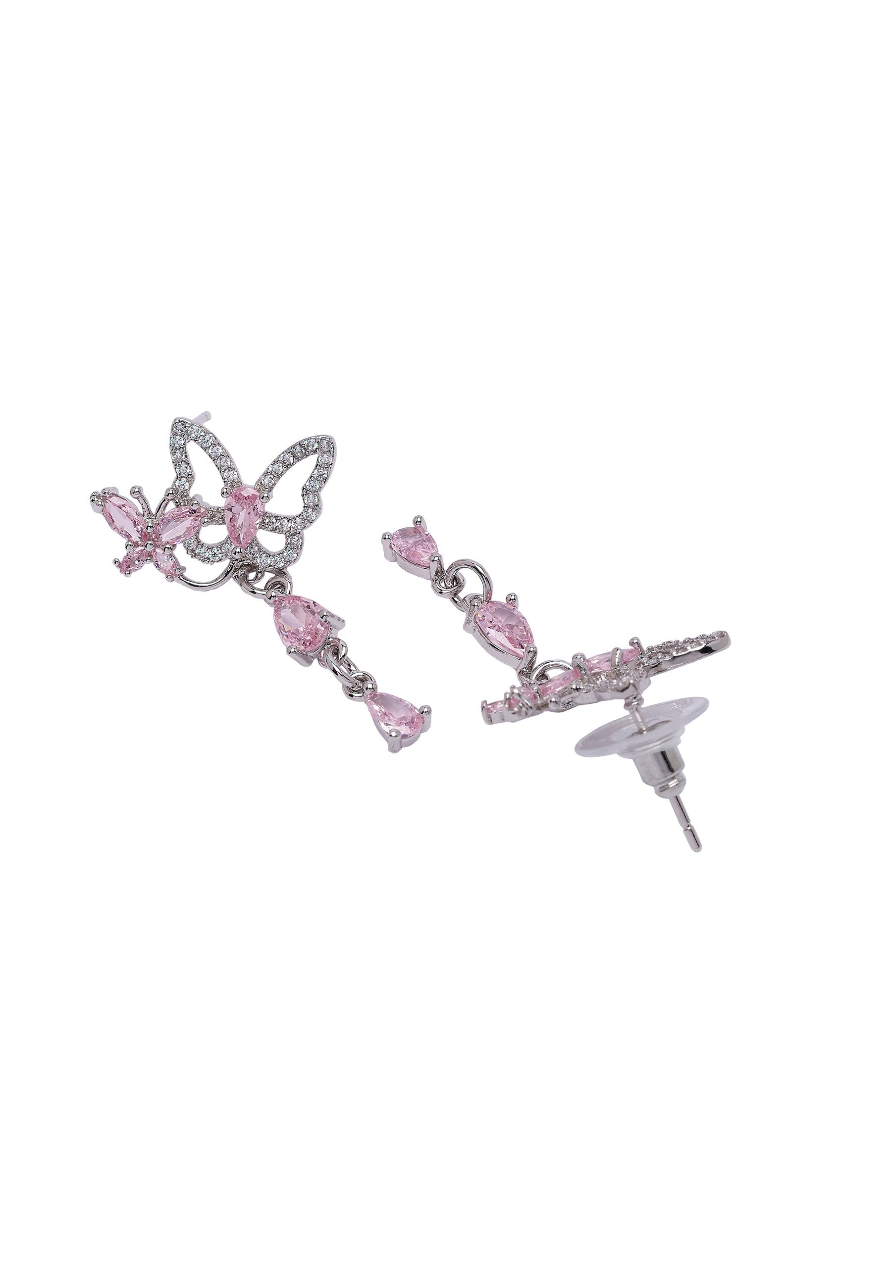 Diva Dainty Double Butterfly Earrings