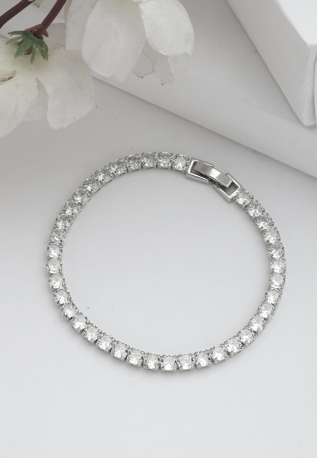 Diva Sparkling Tennis Bracelet - 4mm