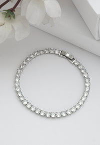 Diva Sparkling Tennis Bracelet - 4mm