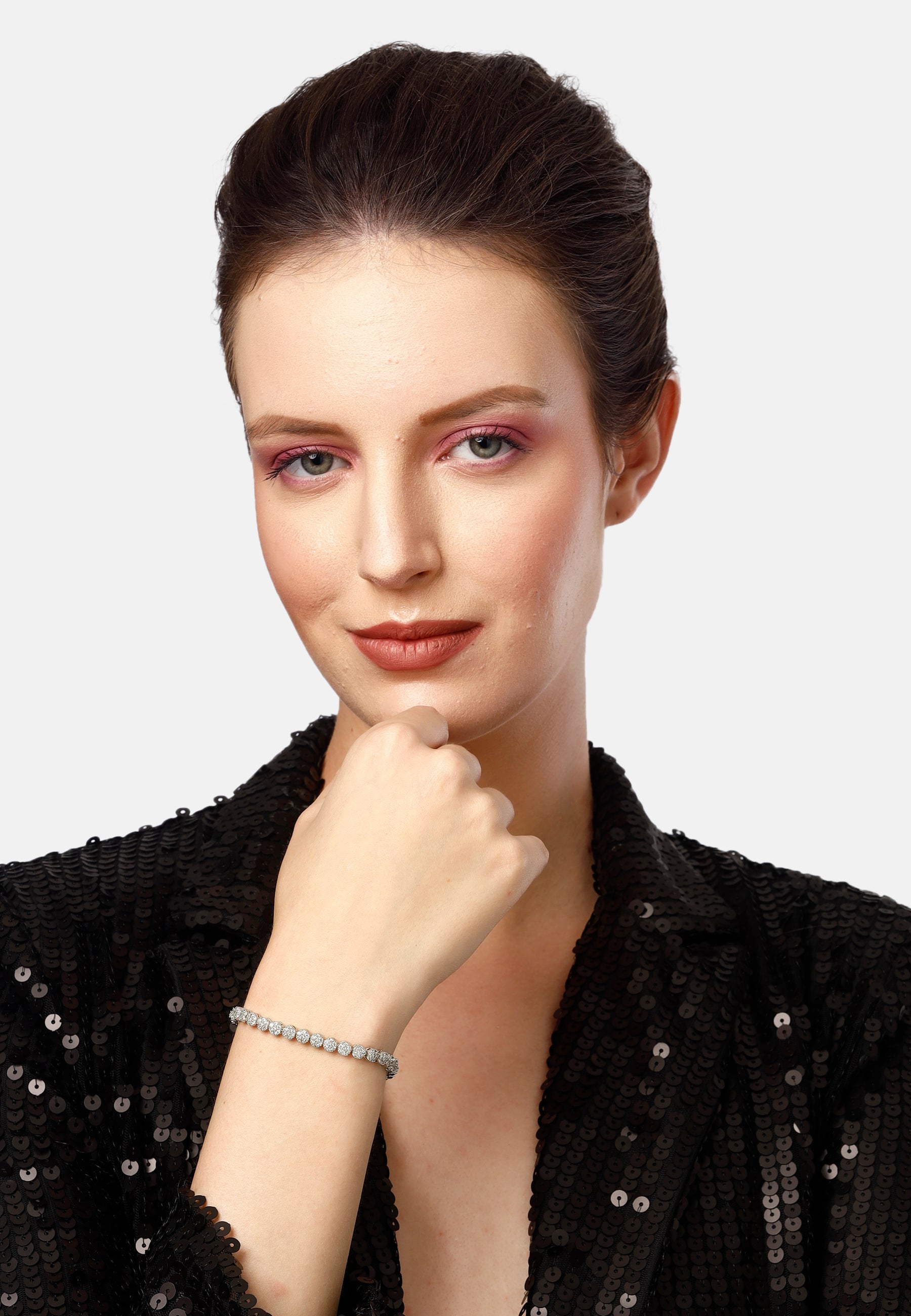 Diva Round Tennis Bracelet