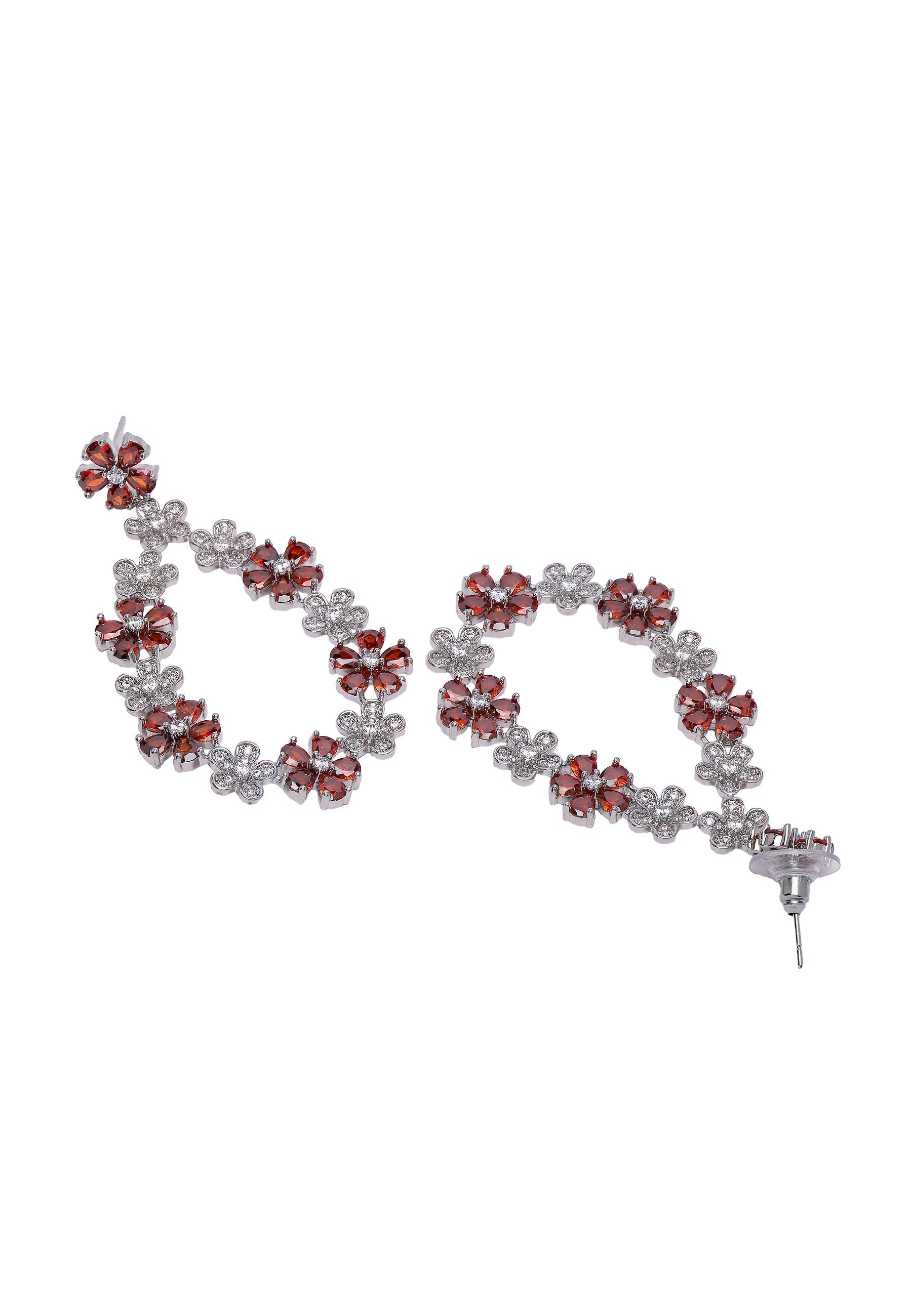 Diva Dainty Floral Dangle Earrings