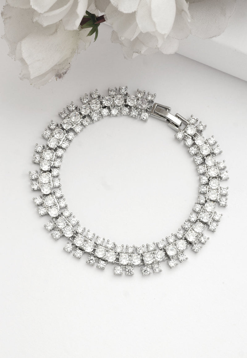 Bracelet large Diva en argent sterling