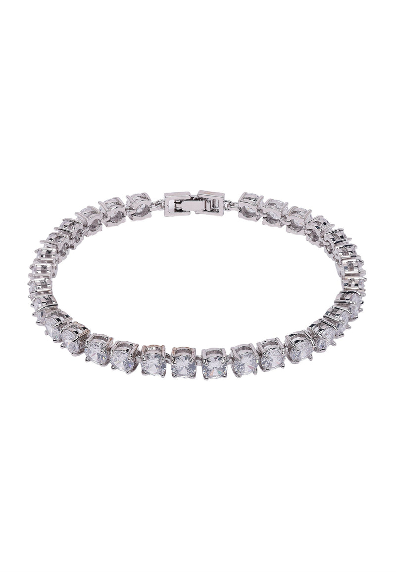Diva Delicate Bezel Tennis Bracelet