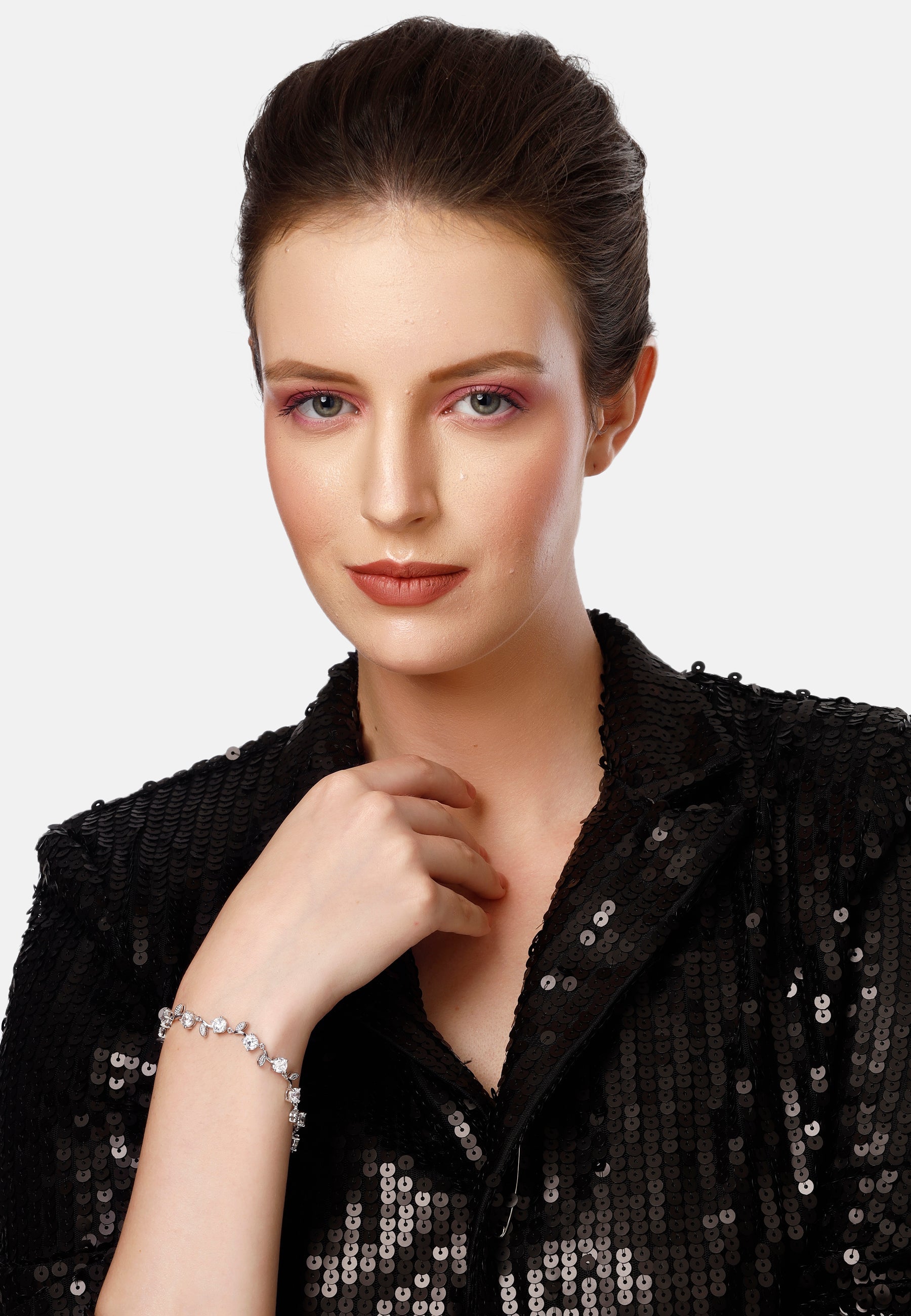 Bracelet Diva Sleek Bezel Leaf