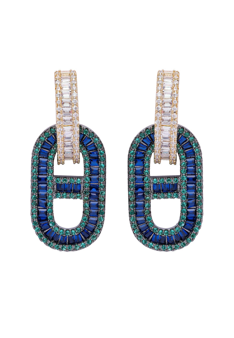 Diva Cylinderical Drop Earrings