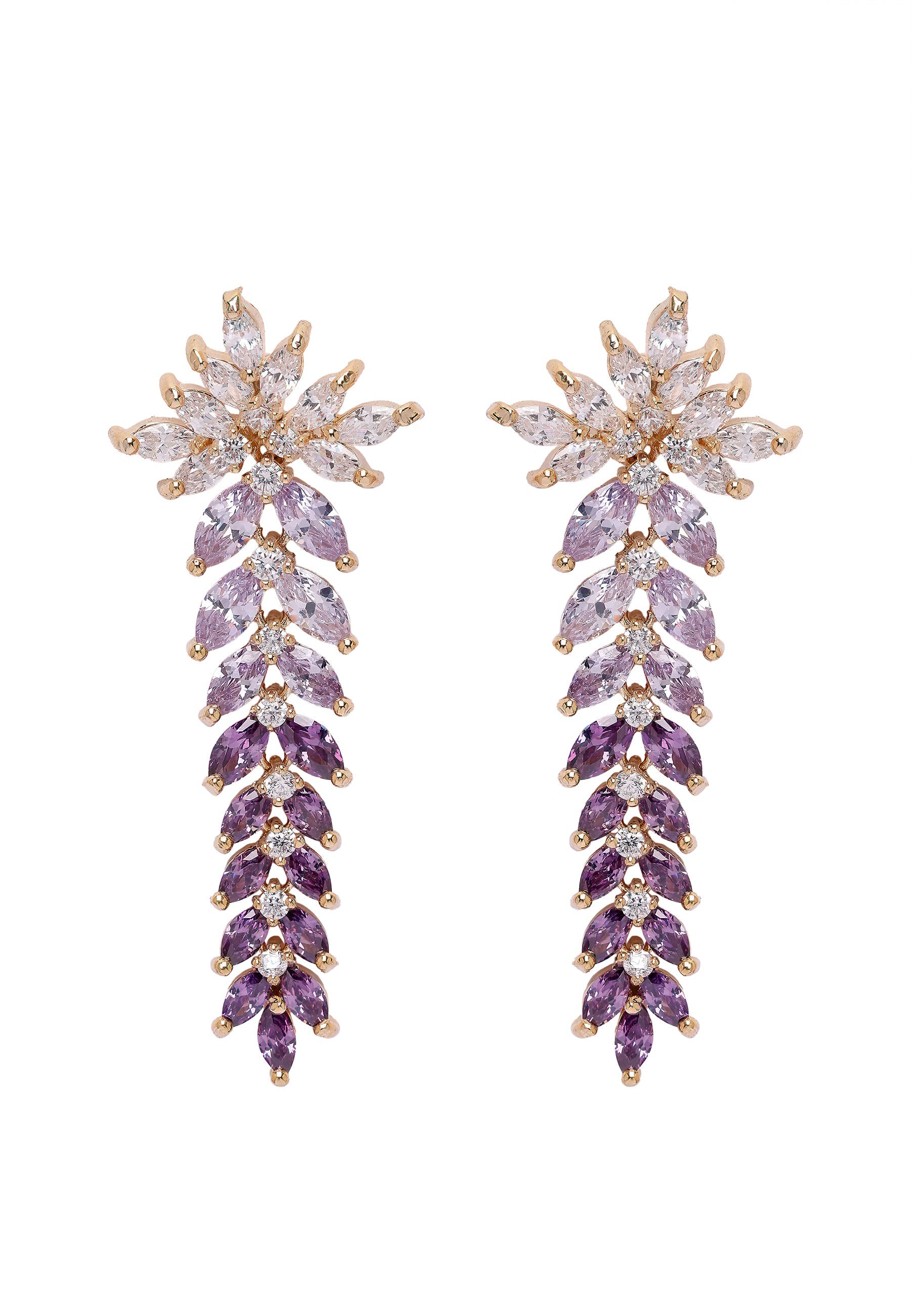 Diva Floral Dangle Earrings