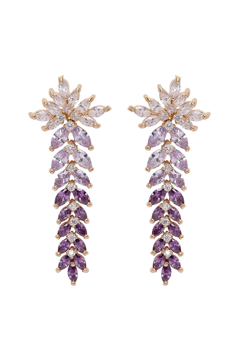 Diva Floral Dangle Earrings