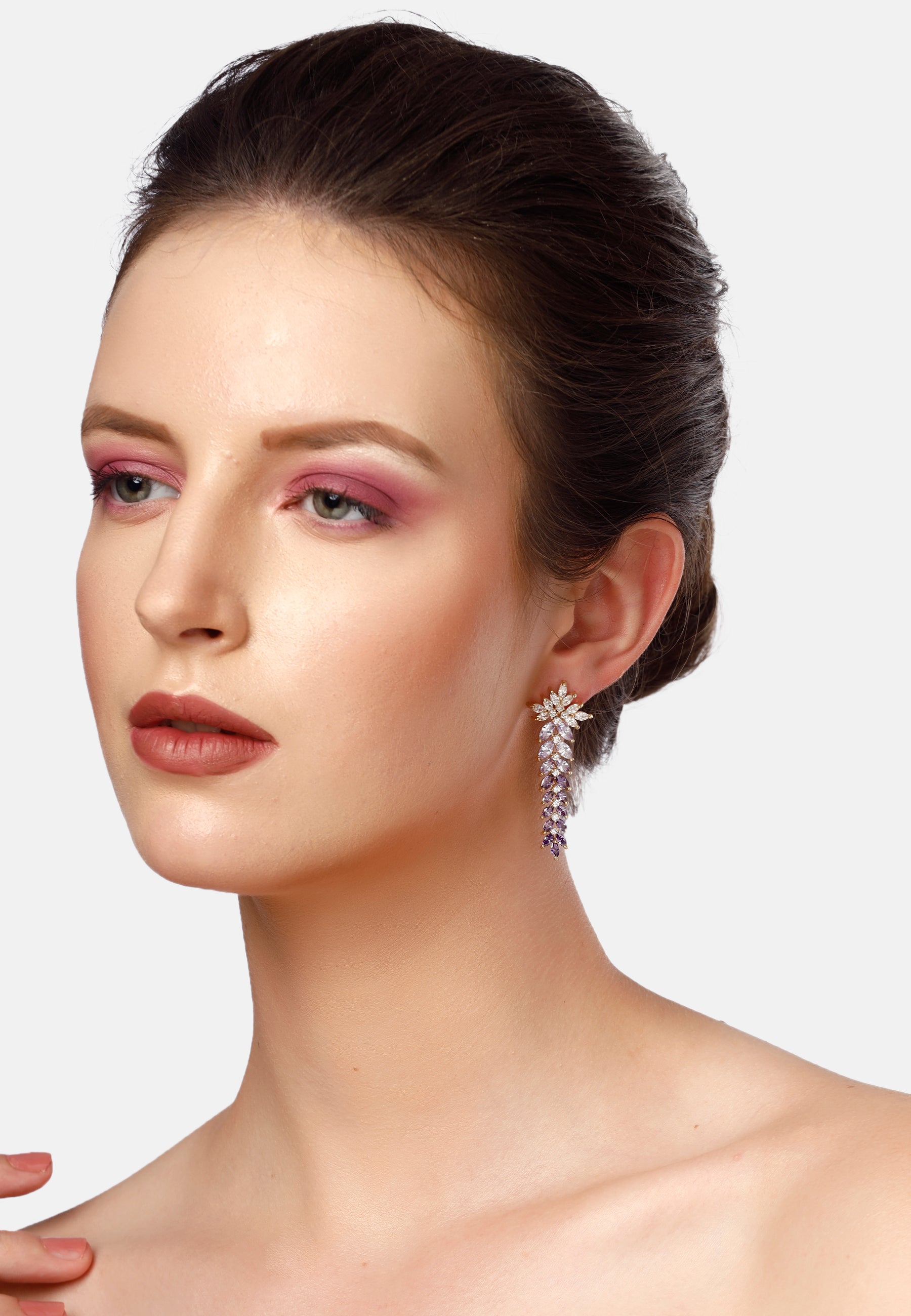 Diva Floral Dangle Earrings