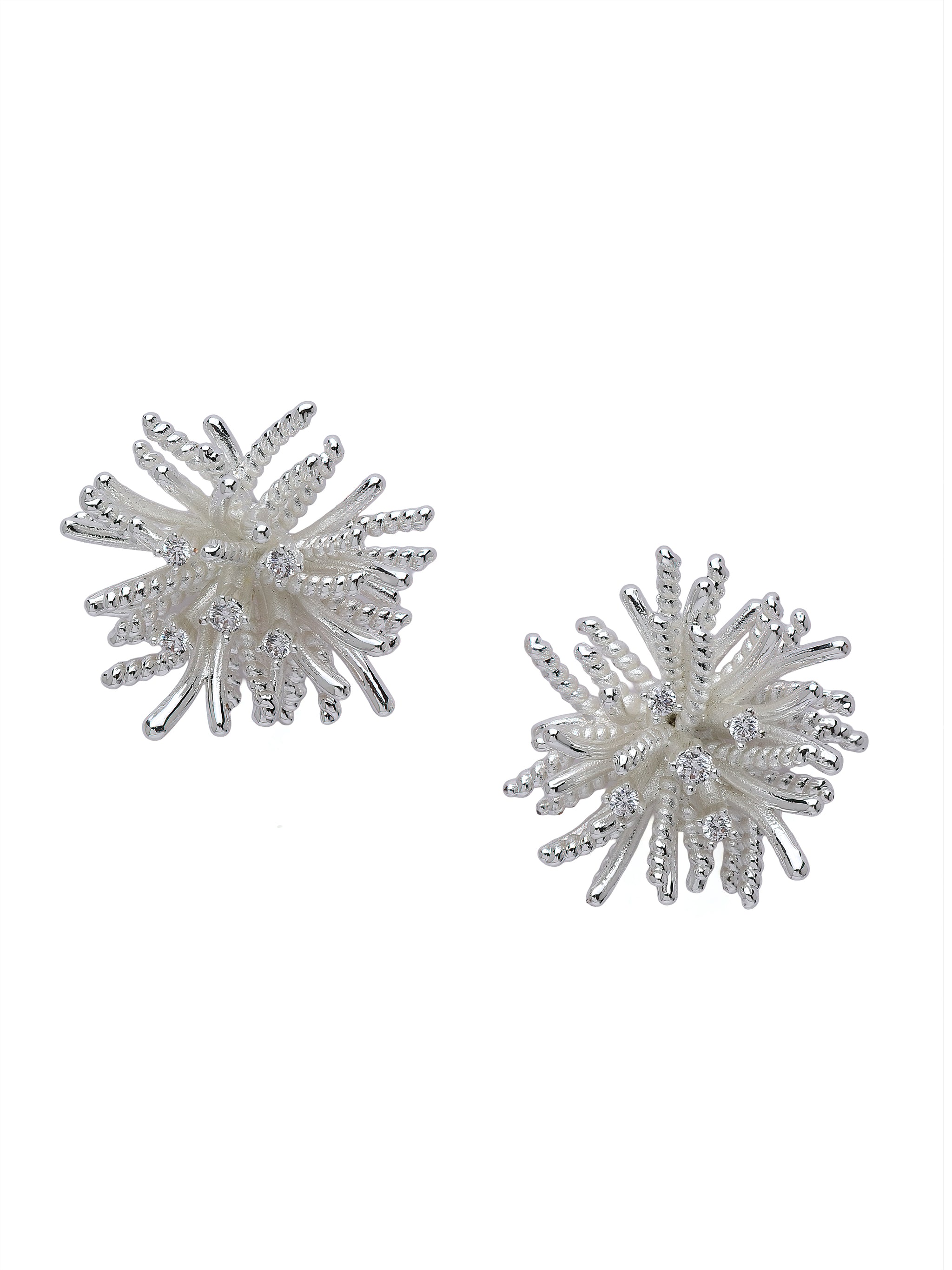 Starburst Pavé Stud Earrings