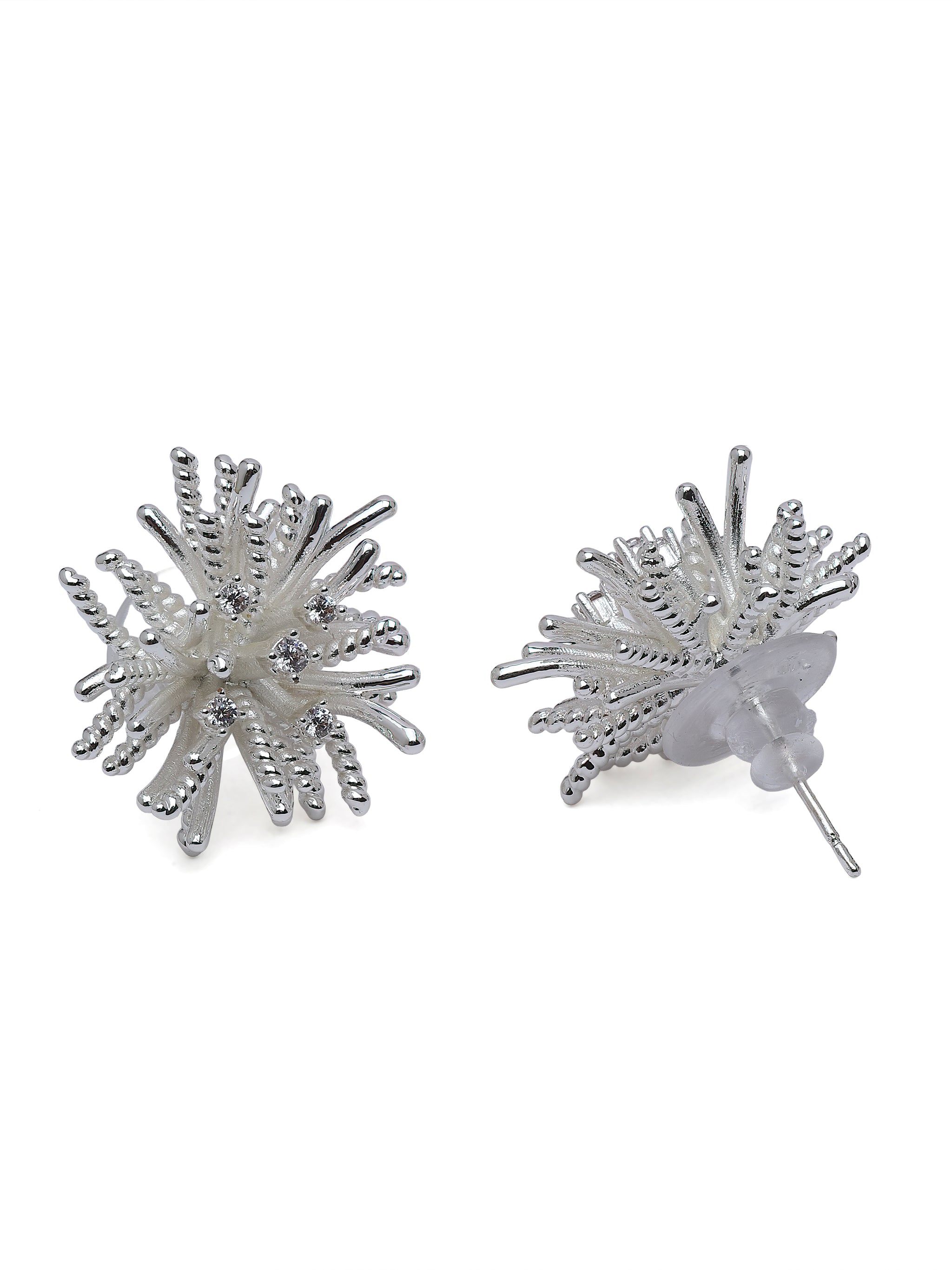 Starburst Pavé Stud Earrings