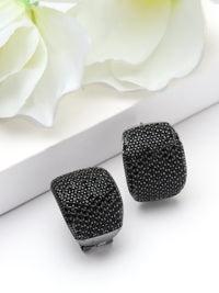 Pavé Dome Stud Earrings