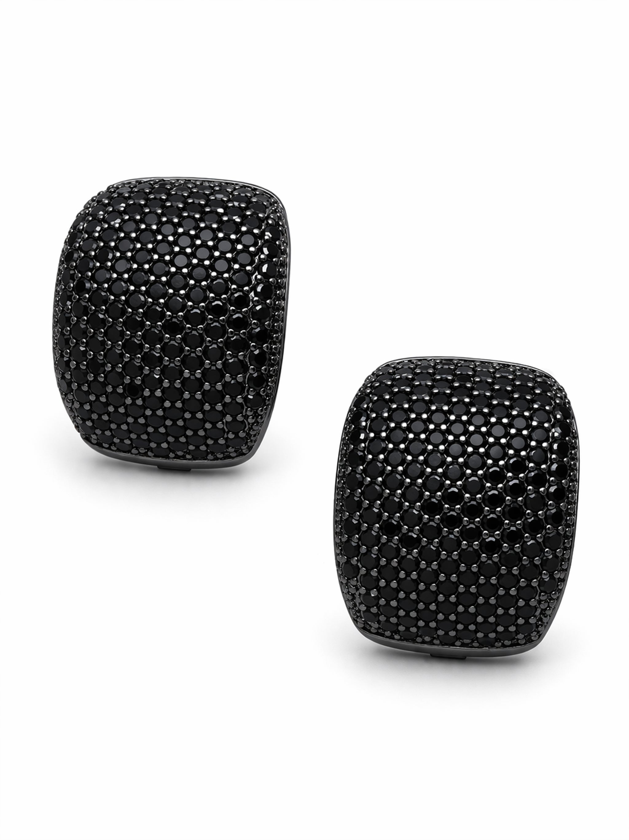 Pavé Dome Stud Earrings