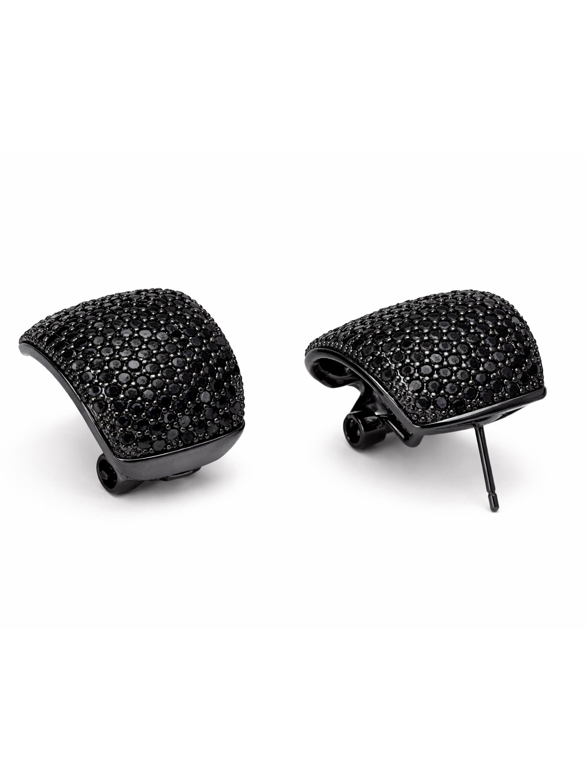 Pavé Dome Stud Earrings