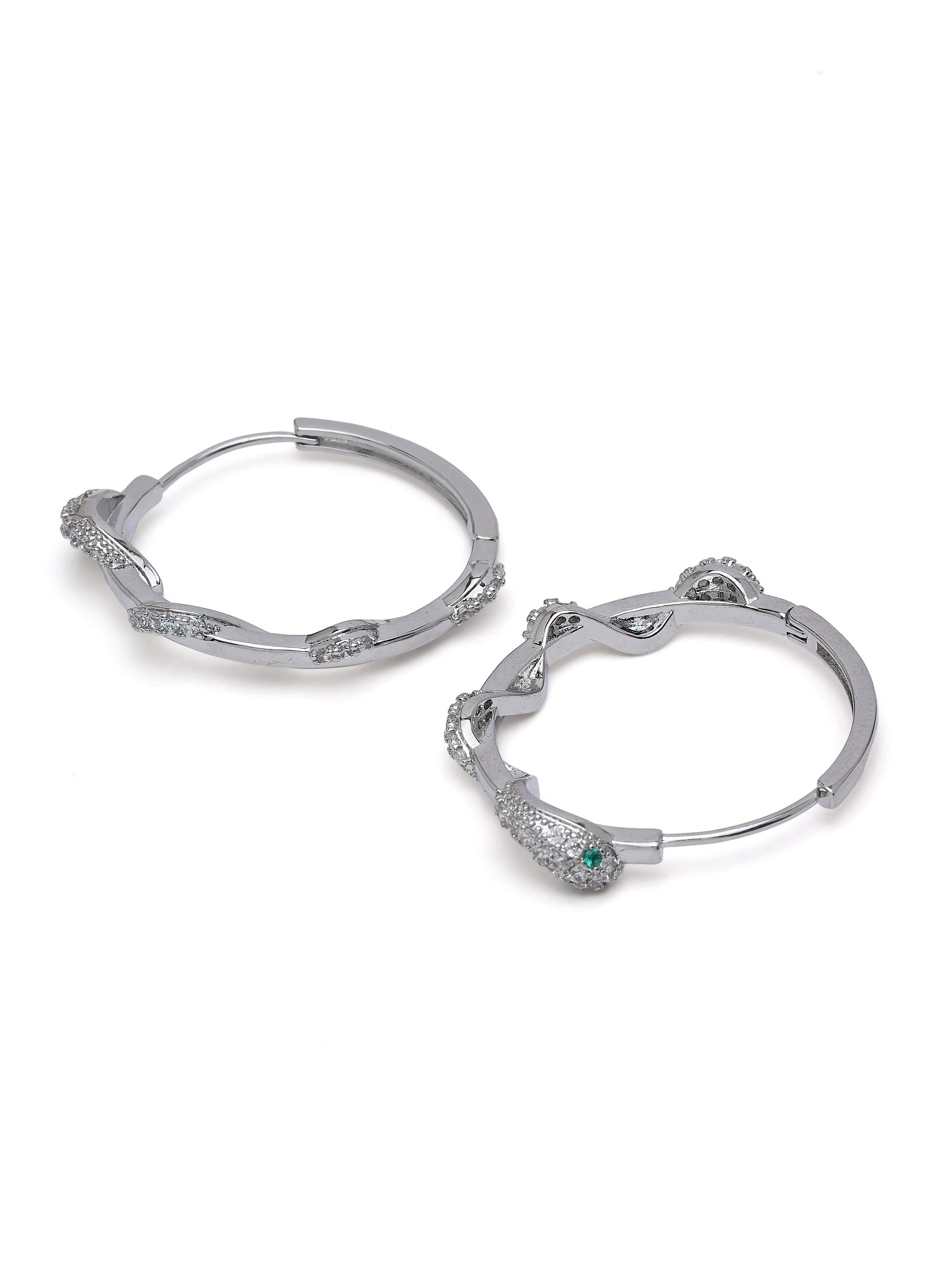 Serpent Hoop Earrings
