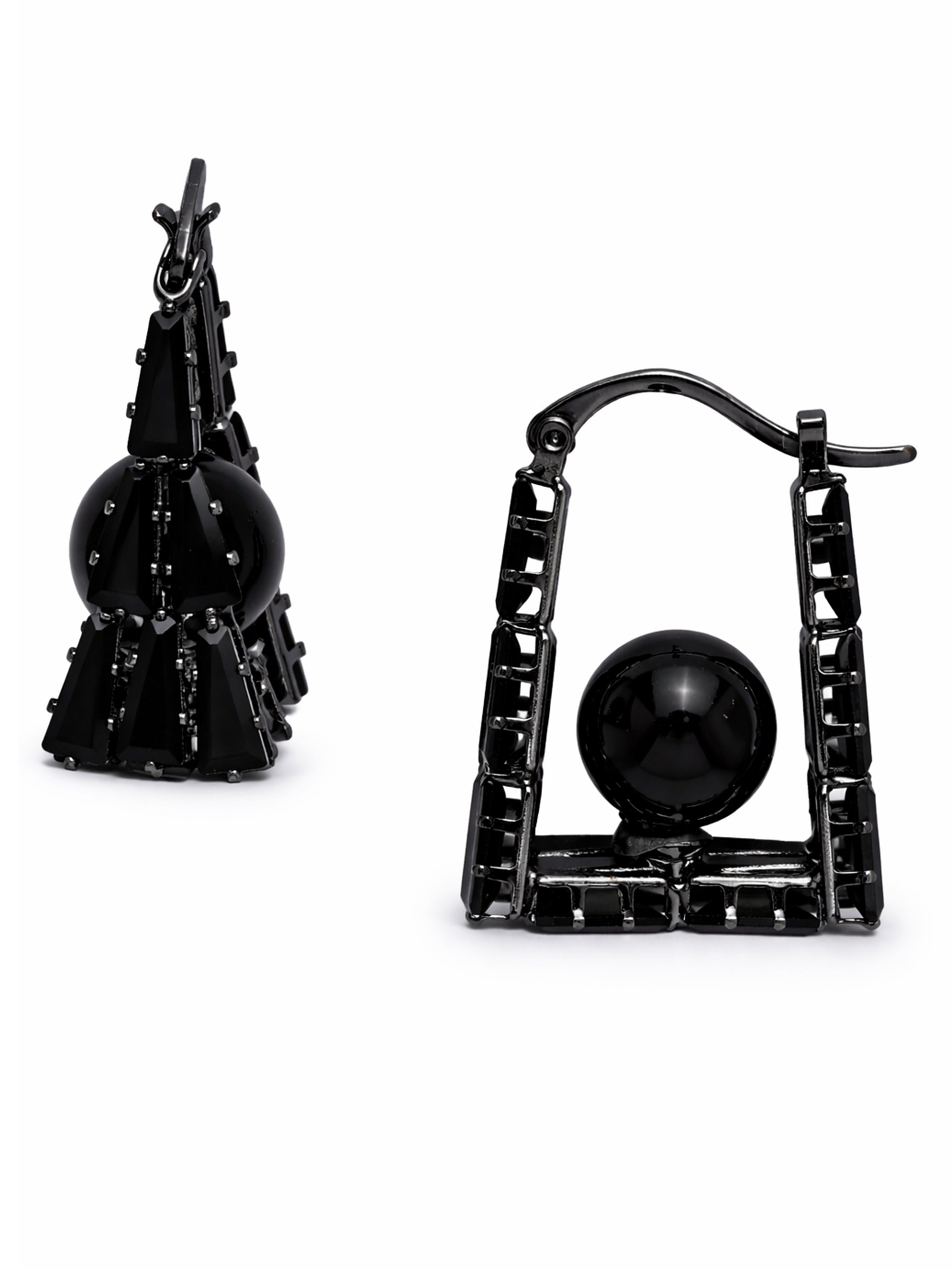 Geometric Frame Drop Earrings
