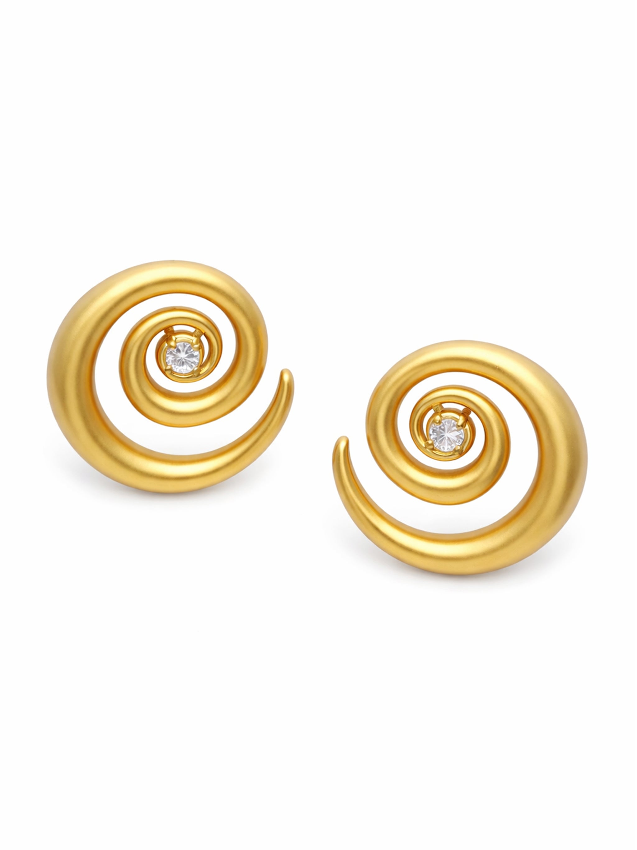 Spiral Stud Earrings