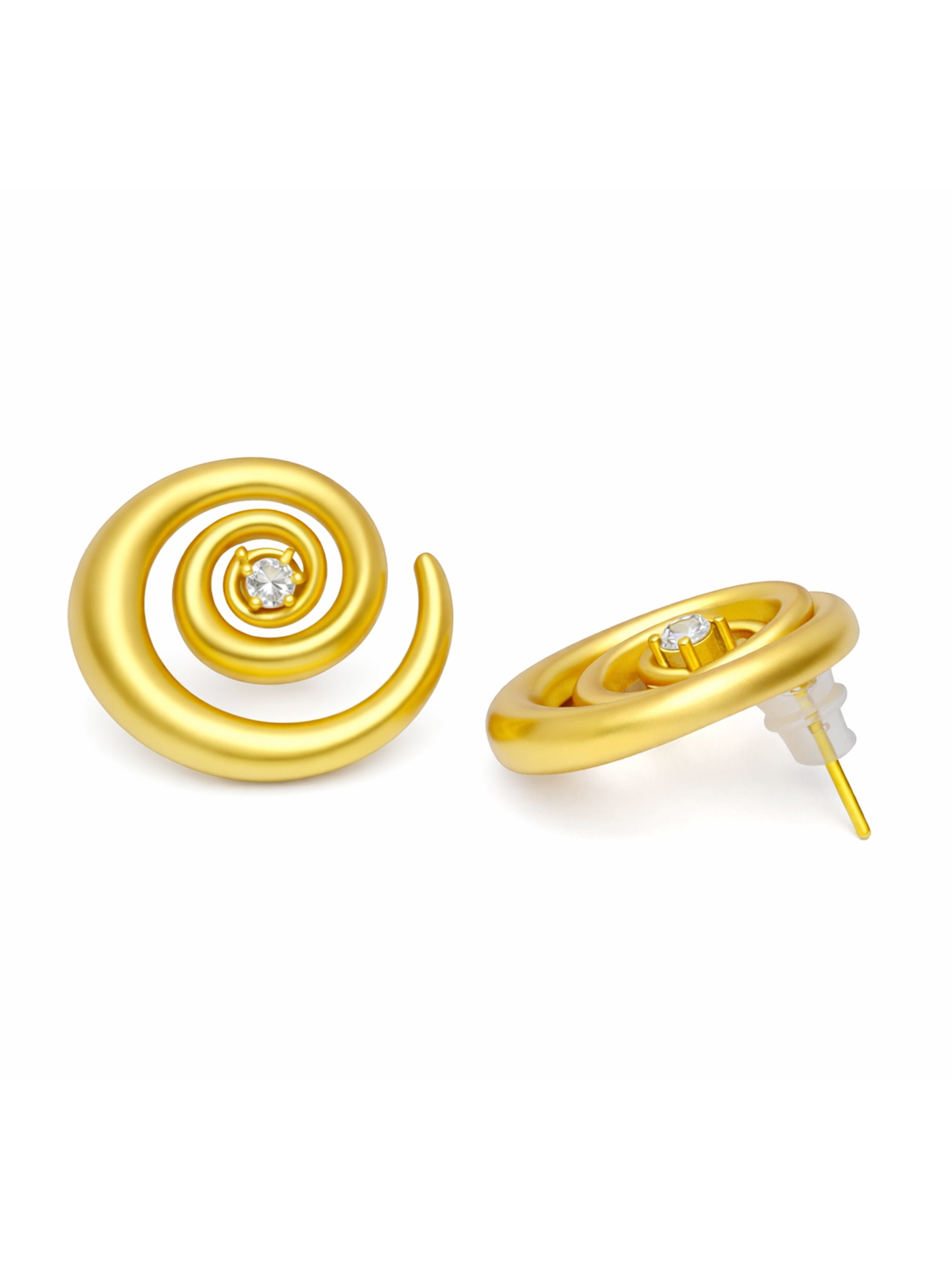 Spiral Stud Earrings
