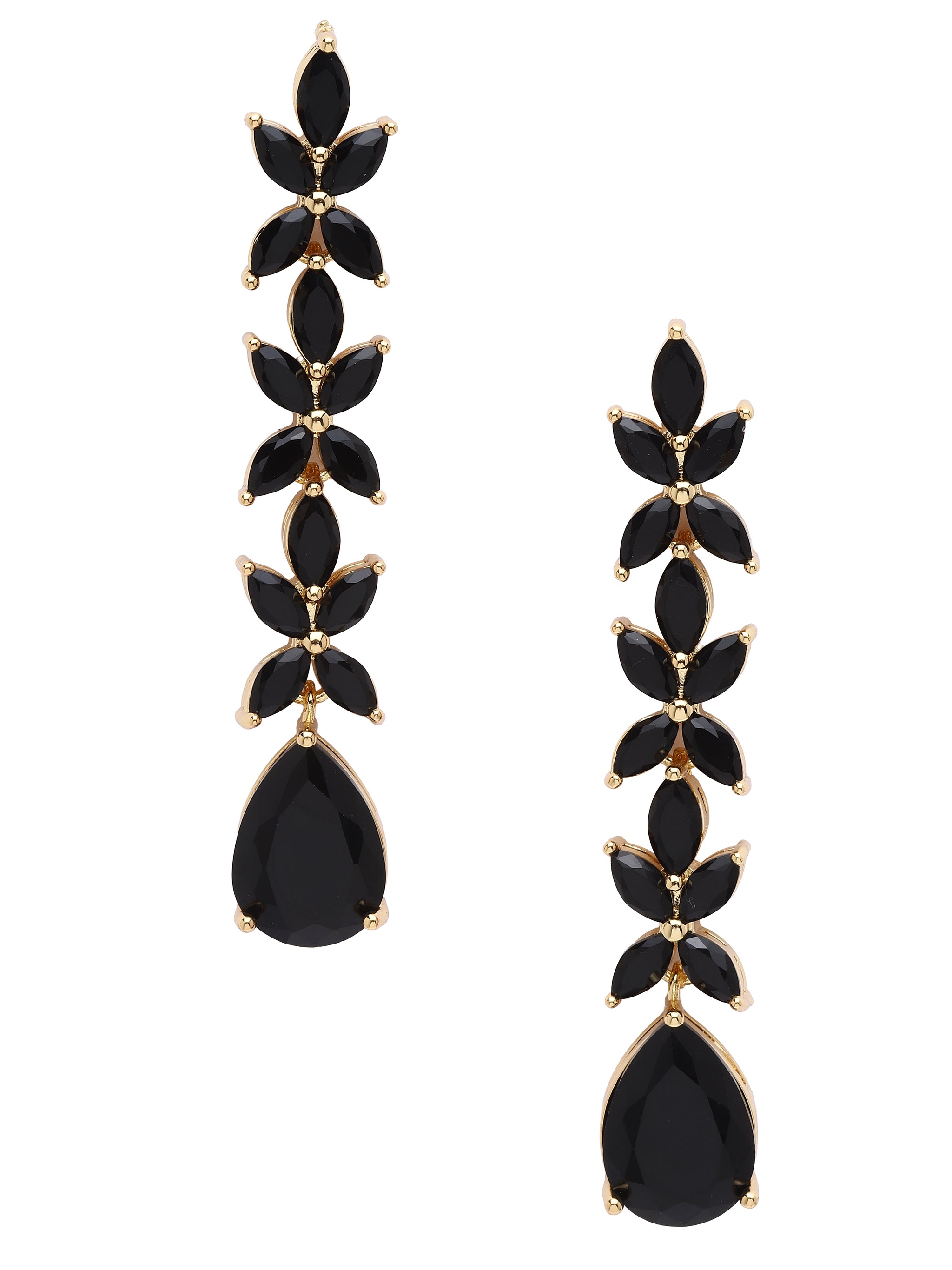 Floral Cascade Drop Earrings