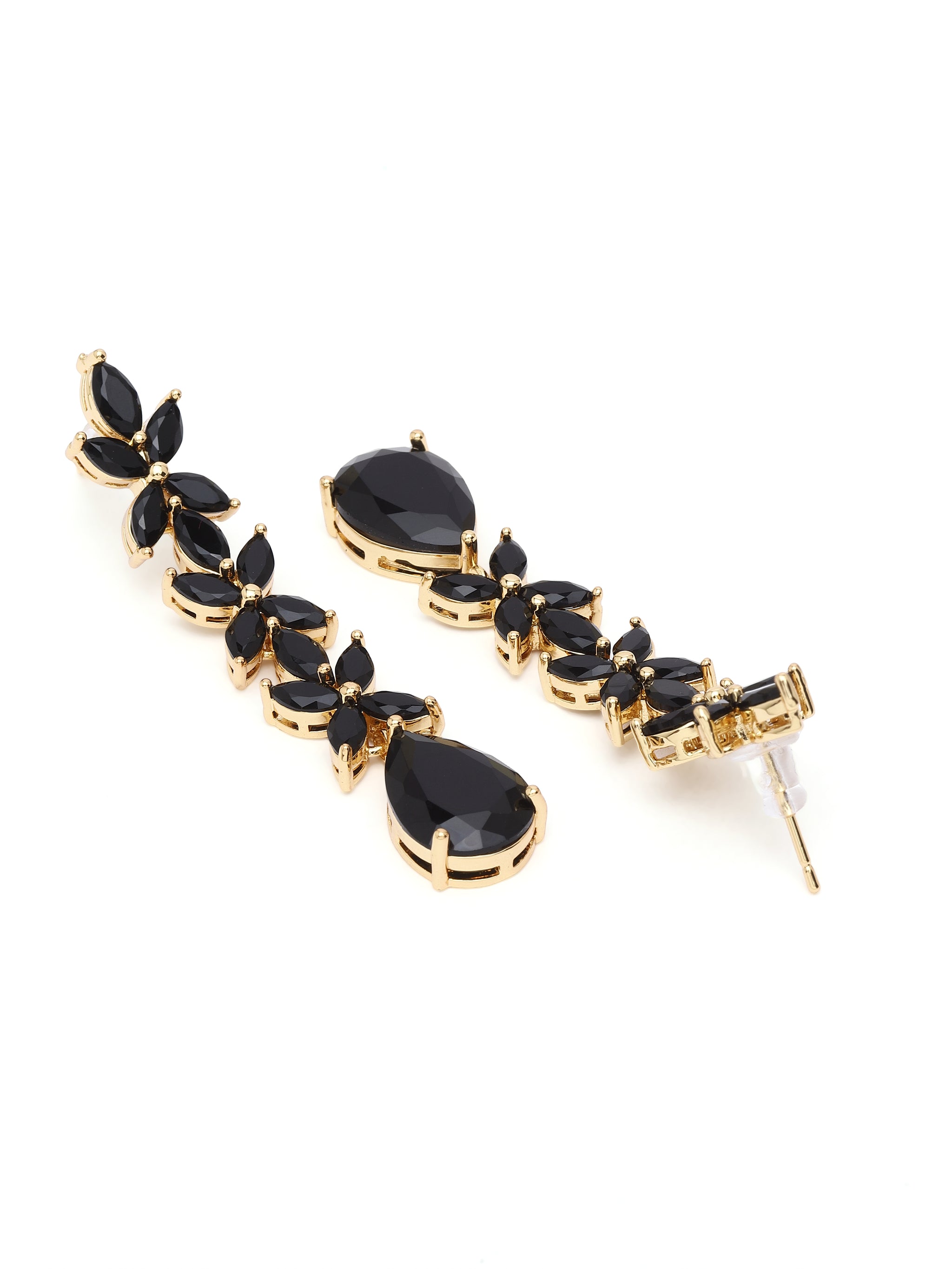 Floral Cascade Drop Earrings