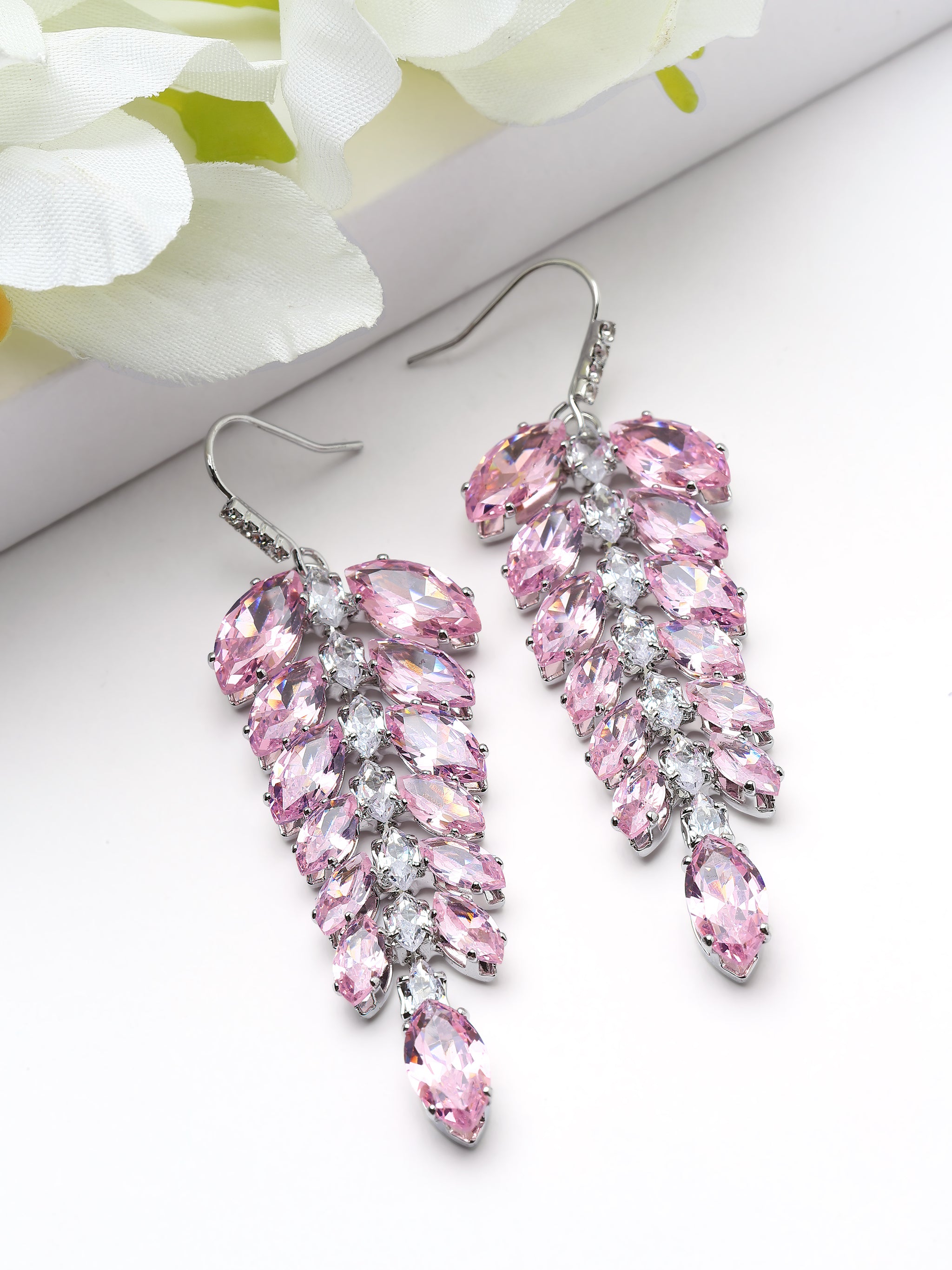 Leaf Vine Chandelier Earrings