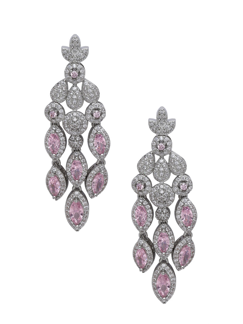 Marquise Crystal Chandelier Earrings
