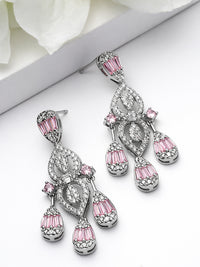 Geometric Chandelier Statement Earrings