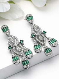 Geometric Chandelier Statement Earrings