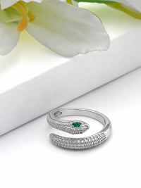 Pavé Serpent Wrap Ring