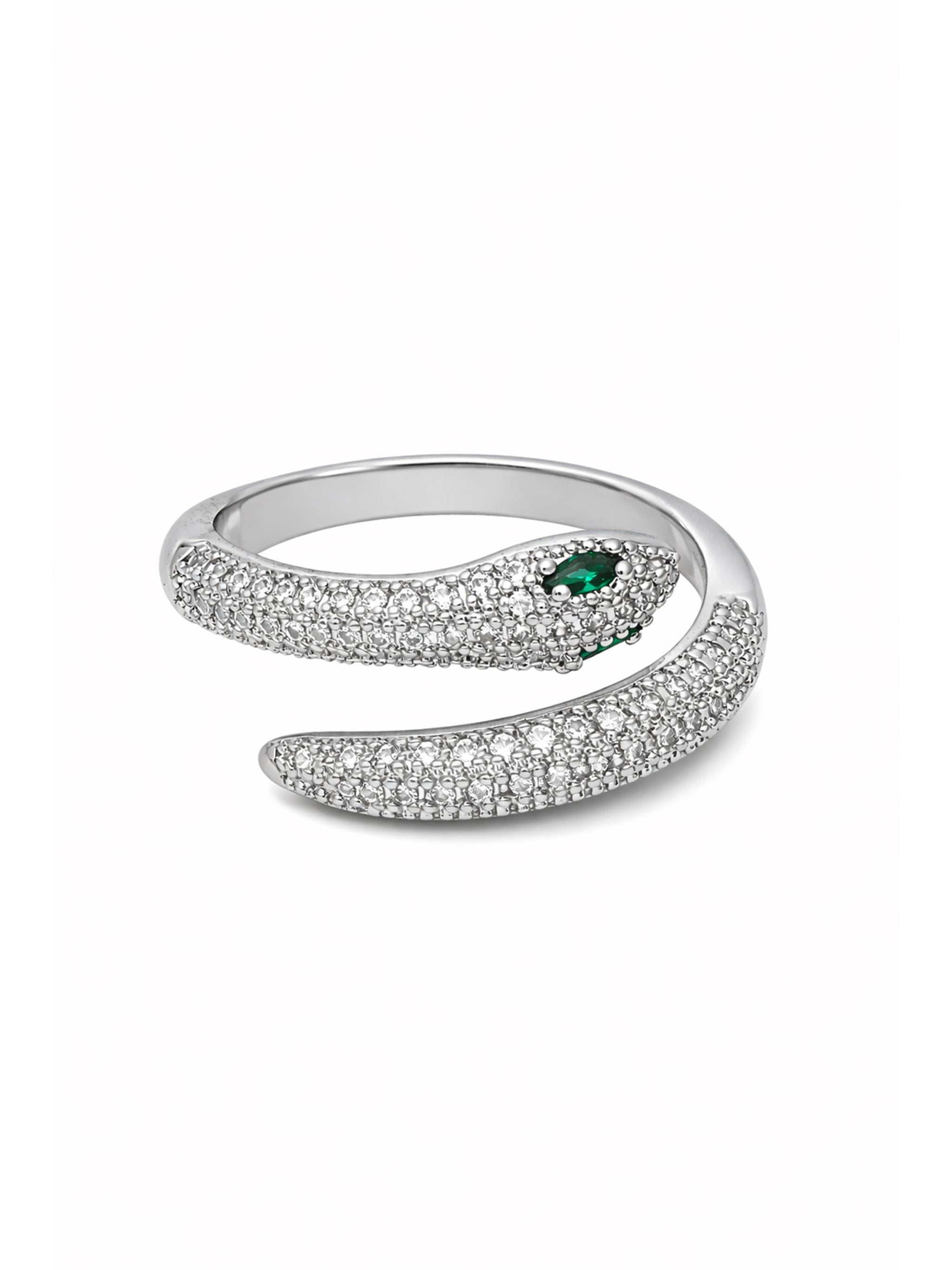 Pavé Serpent Wrap Ring