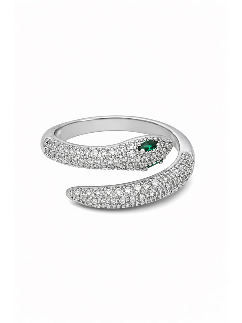 Pavé Serpent Wrap Ring