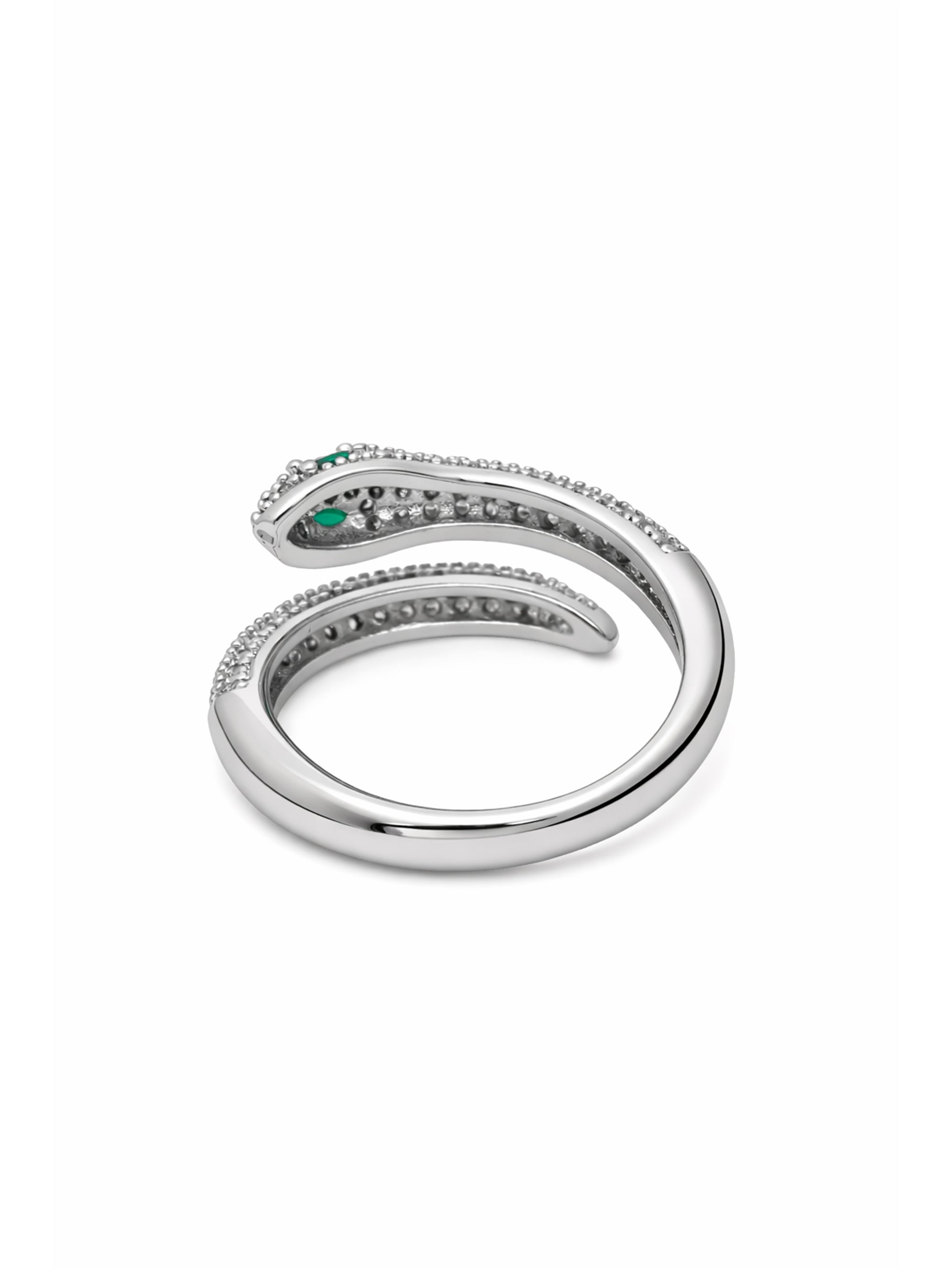 Pavé Serpent Wrap Ring