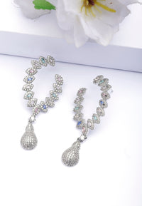 Delicate Leaf Drop Earrings