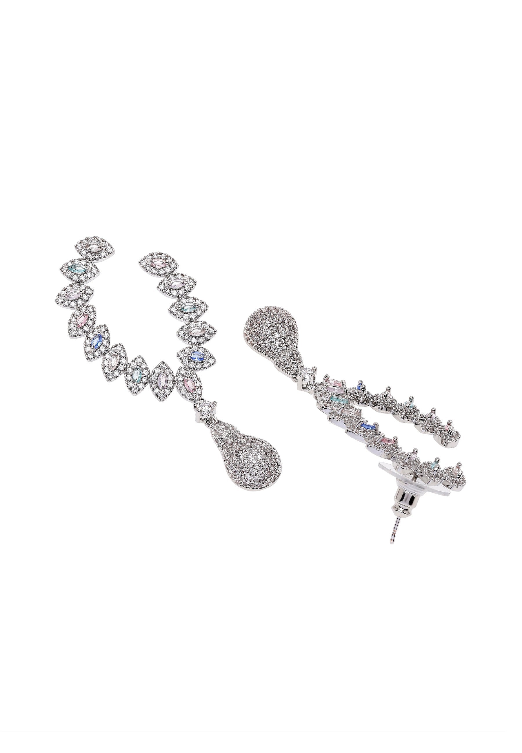 Delicate Leaf Drop Earrings