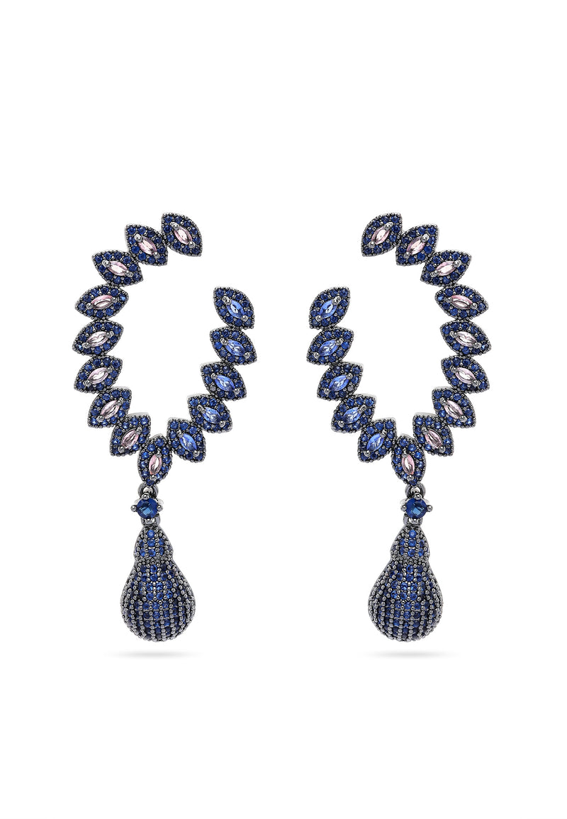 Delicate Leaf Drop Earrings