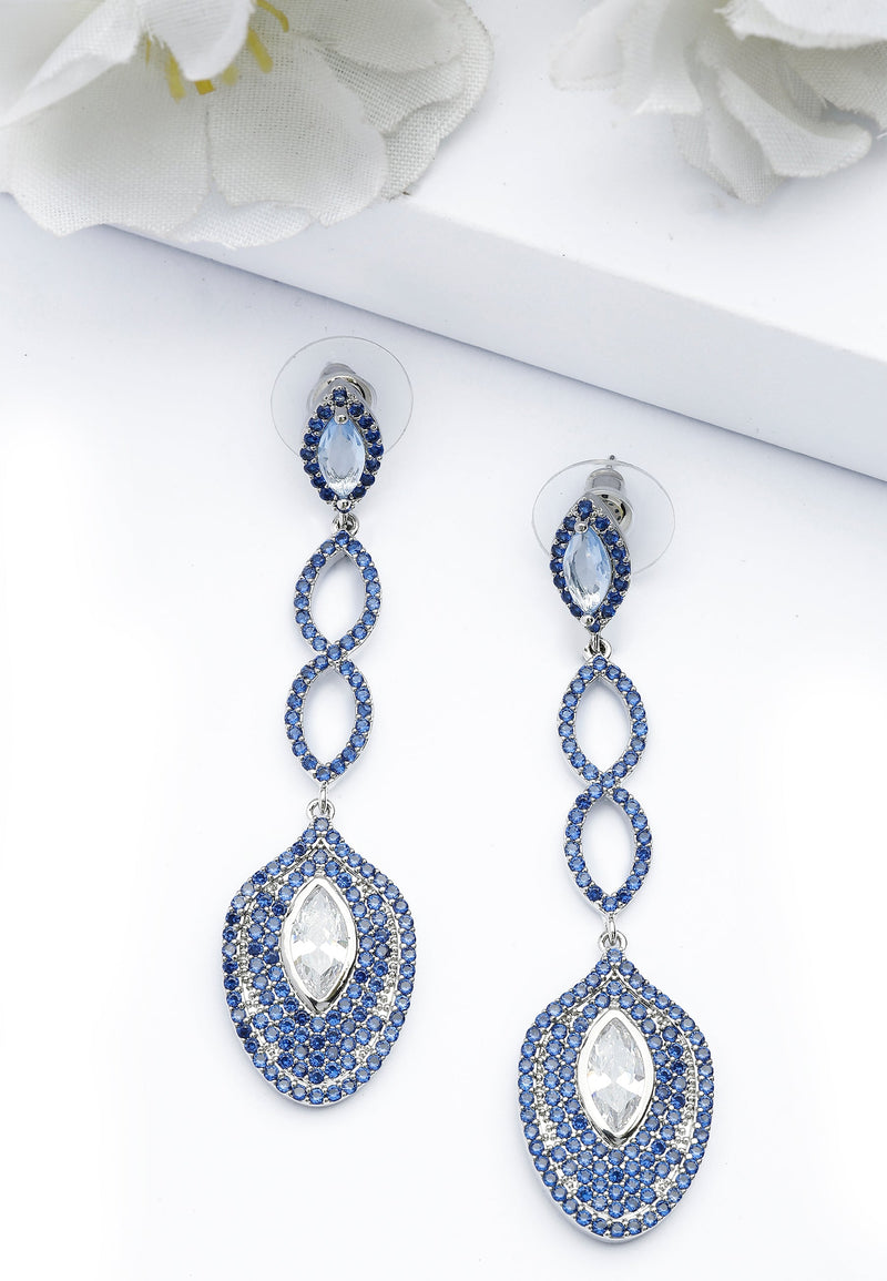 Boucles d'oreilles pendantes infini