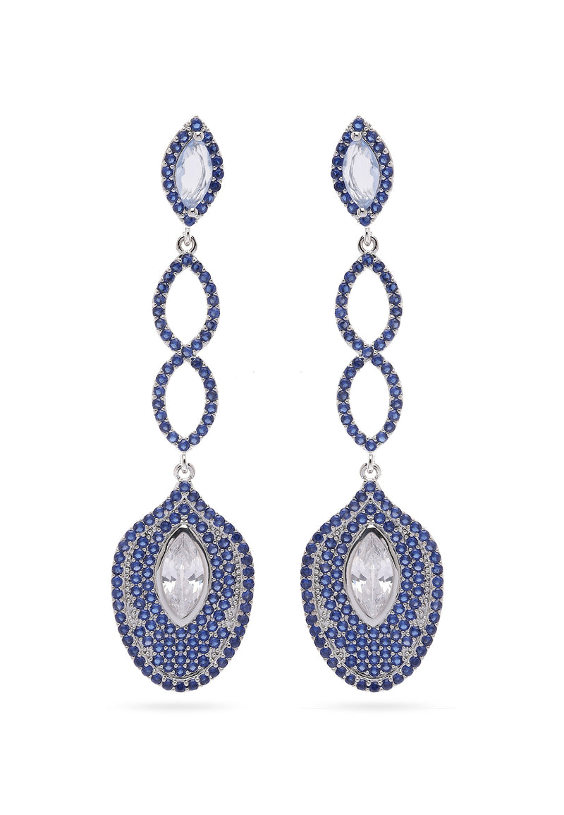 Boucles d'oreilles pendantes infini