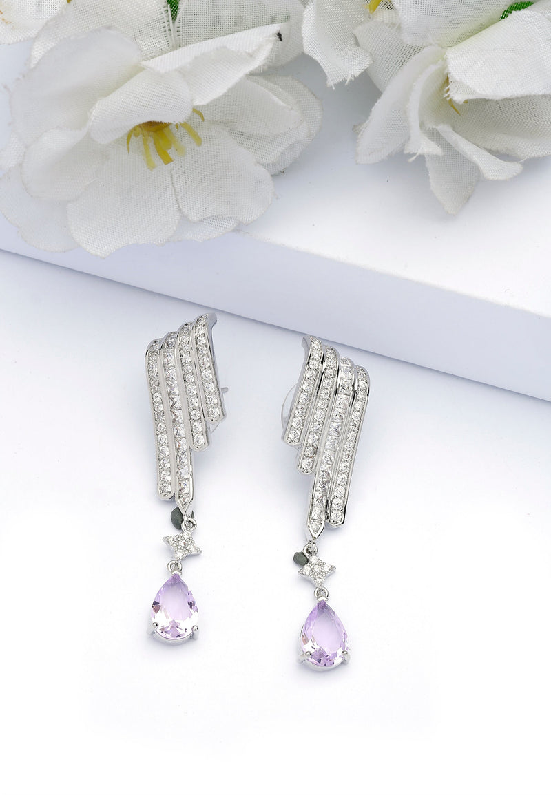 Angel Wing Drop Earrings