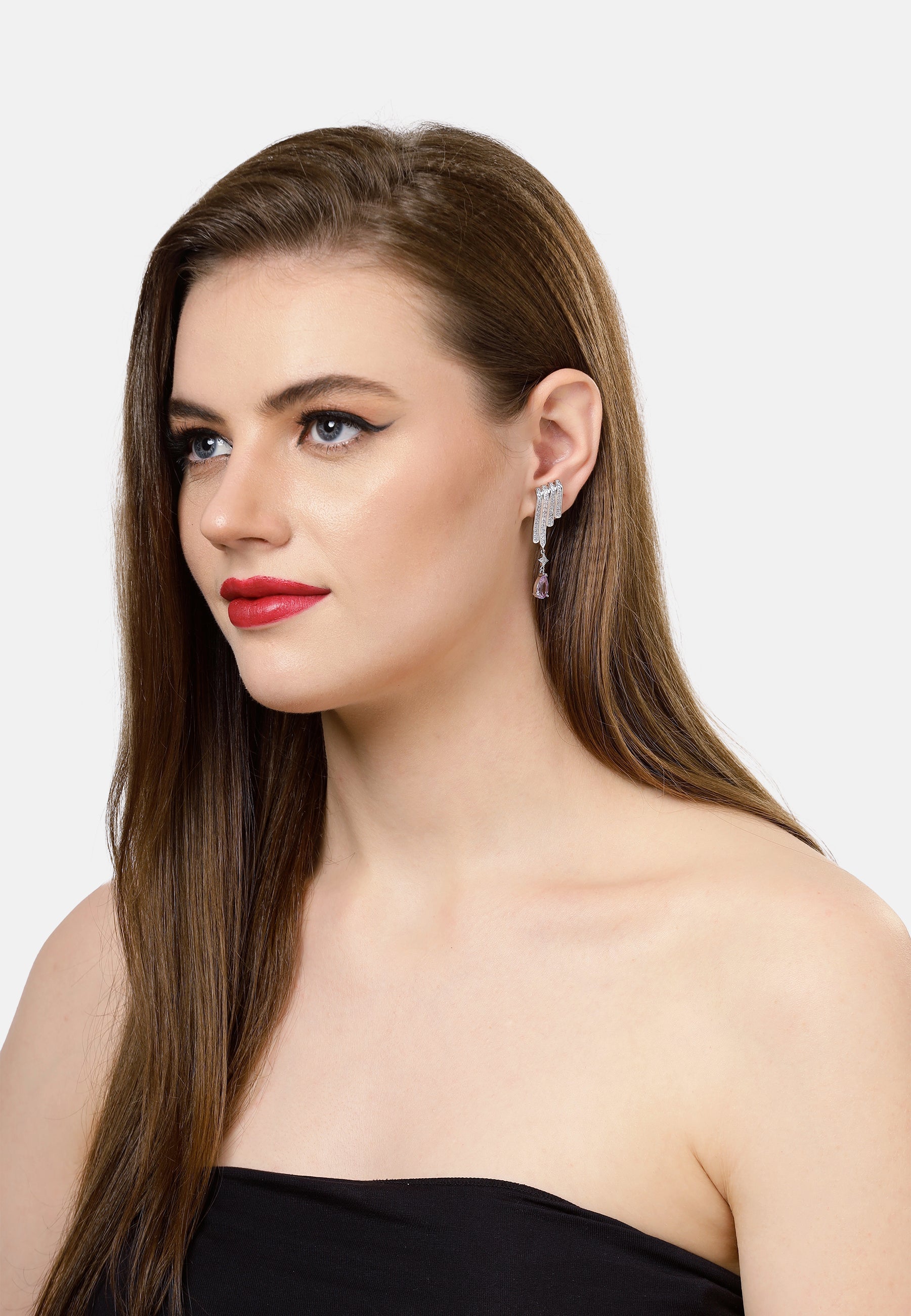 Angel Wing Drop Earrings