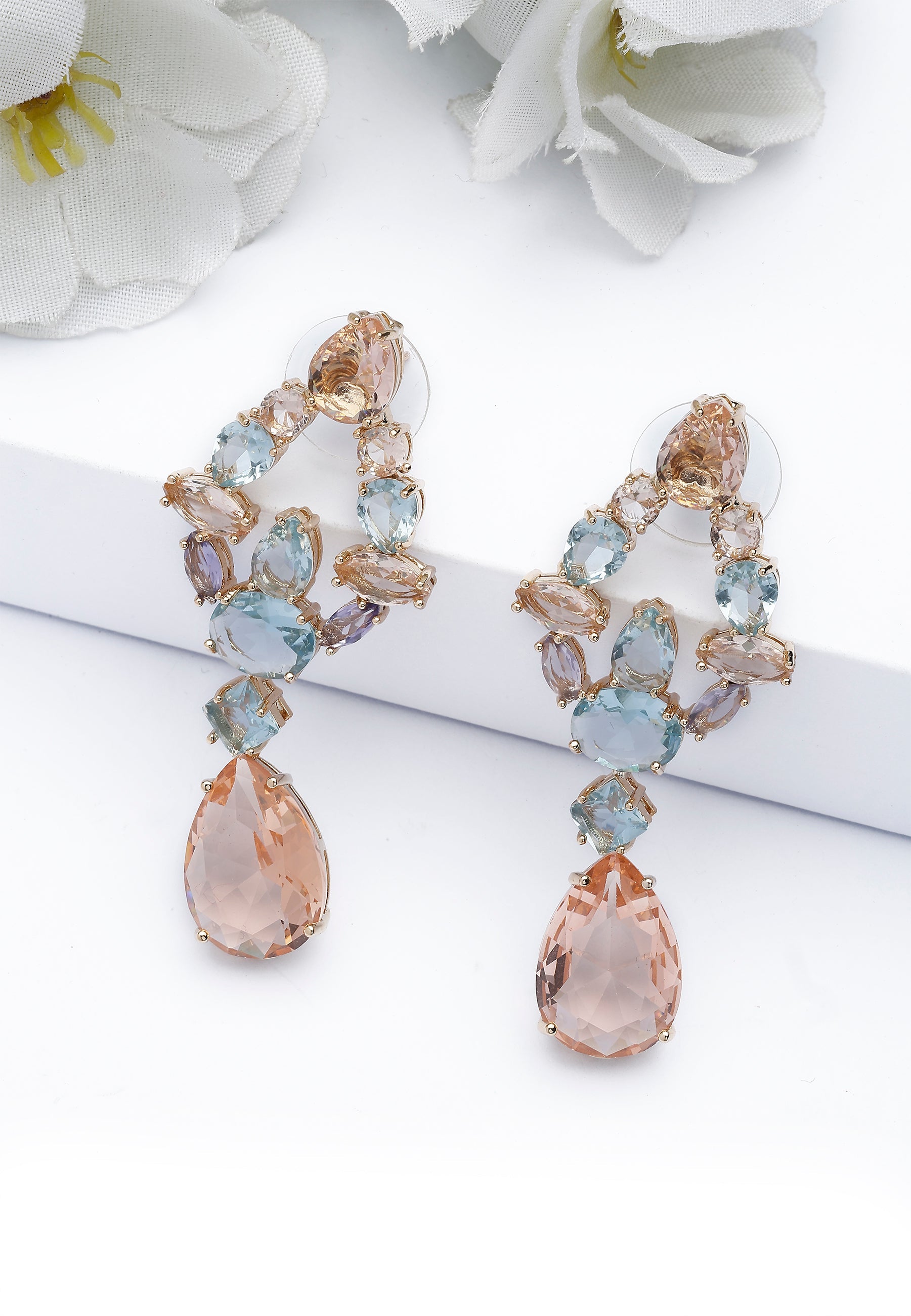 Beautiful Champagne Drop Earrings
