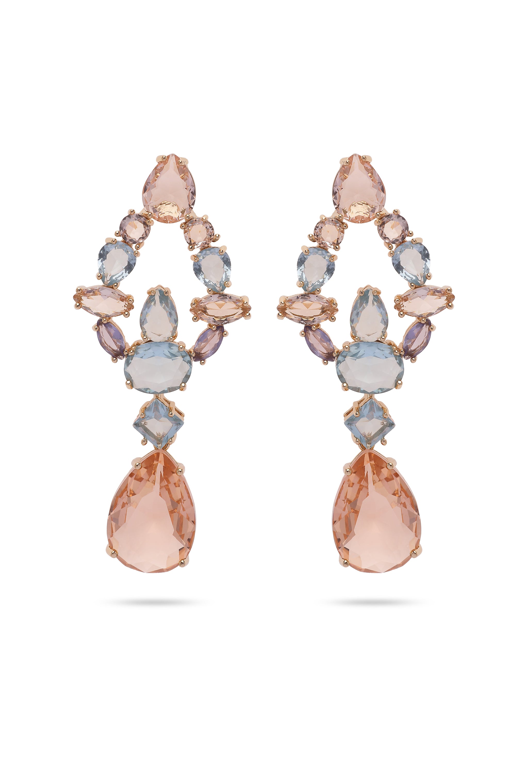 Beautiful Champagne Drop Earrings