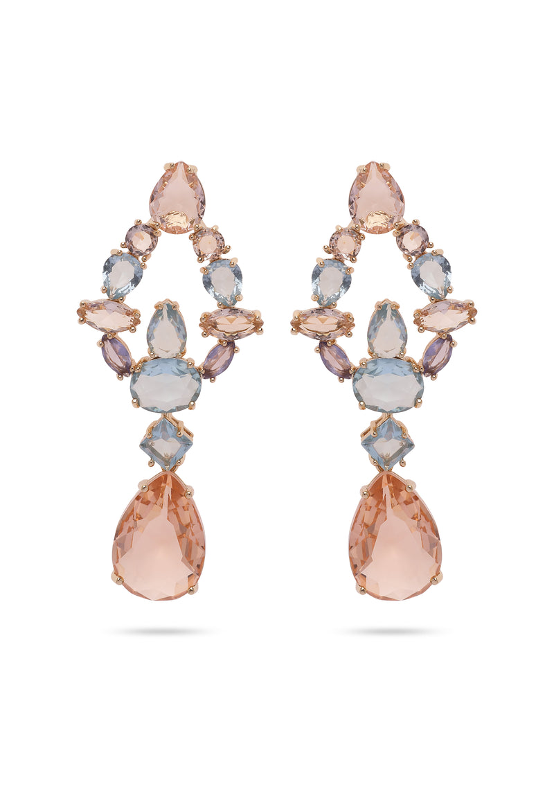 Beautiful Champagne Drop Earrings