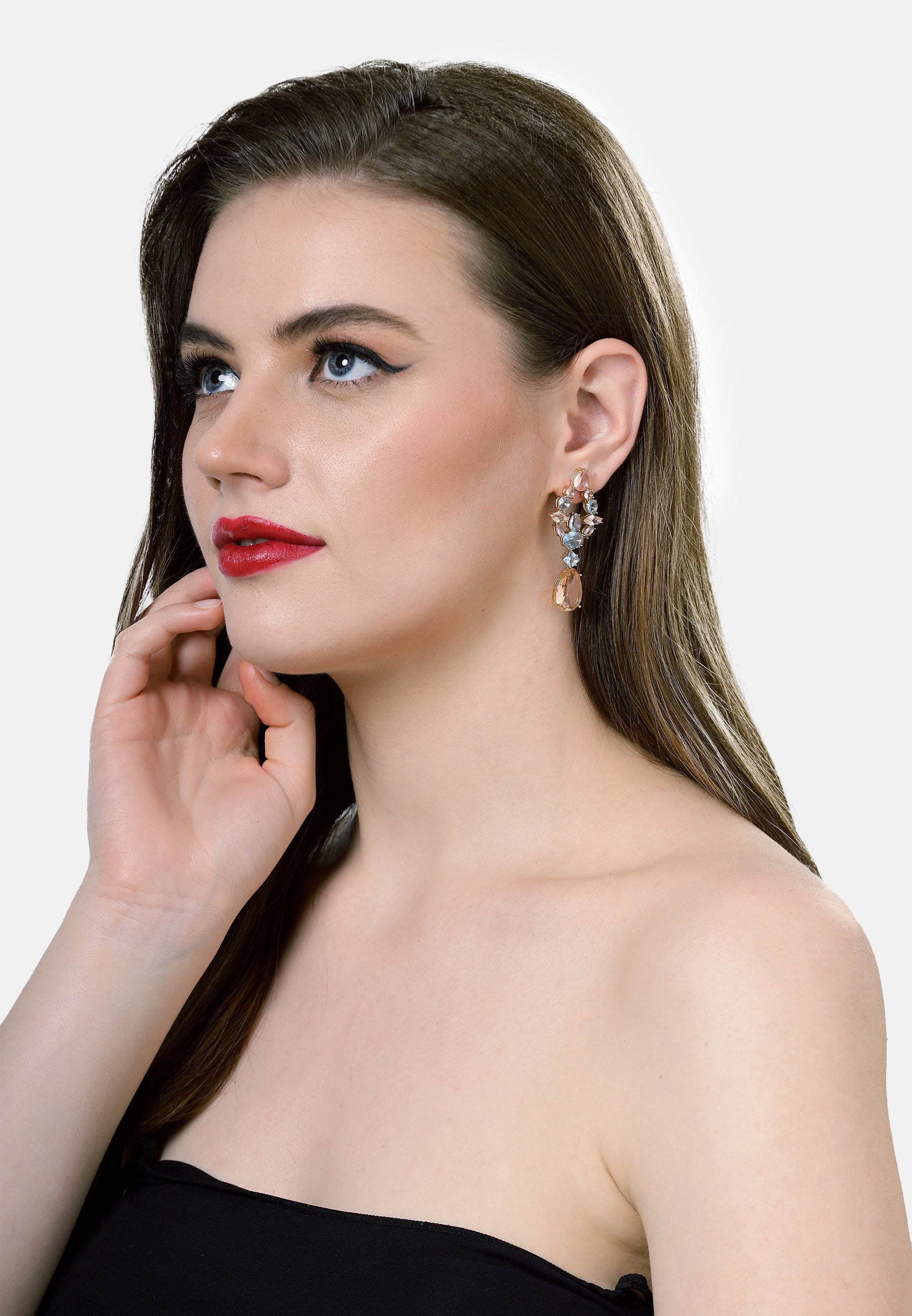 Beautiful Champagne Drop Earrings