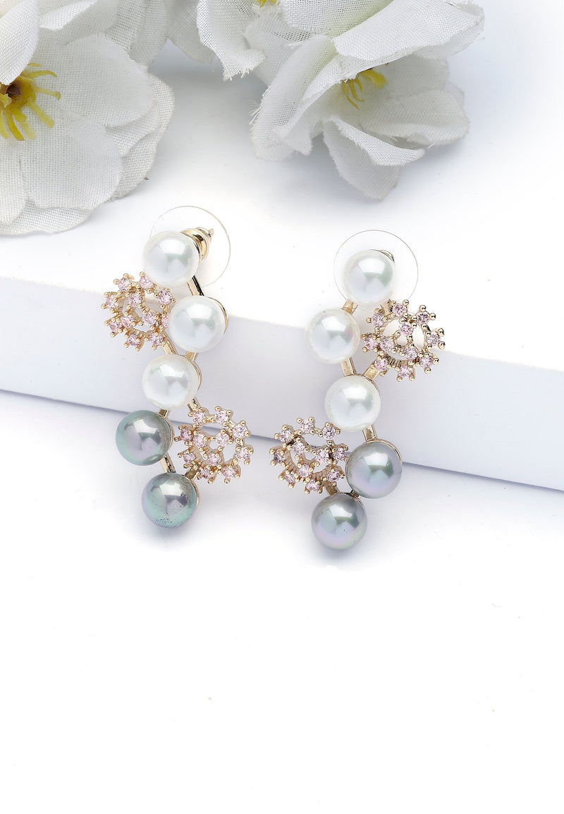 Cascading Snowflake Earrings